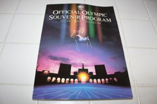 Usa Olympics 1984 Official Souvenir Program 320 Pages Book Jordan Htf