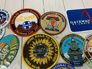 19 national model railroad association club convention patches Santa Fe 2