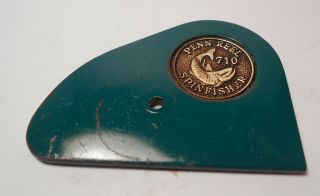 Vintage Penn Reels Spinfisher 710 Housing Cover Plate W Emblem Fishing Reel Part