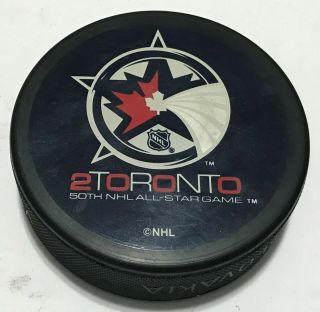 Toronto Maple Leafs 2000 Nhl All - Star Game Puck