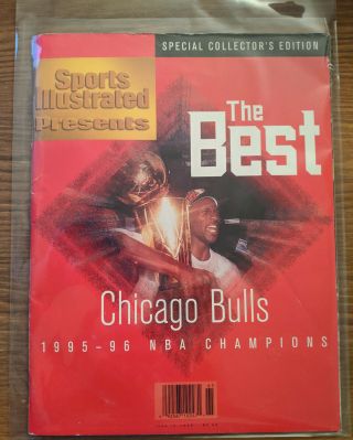 1995 - 96 Chicago Bulls Champs Sports Illustrated Special Edition - Michael Jordan