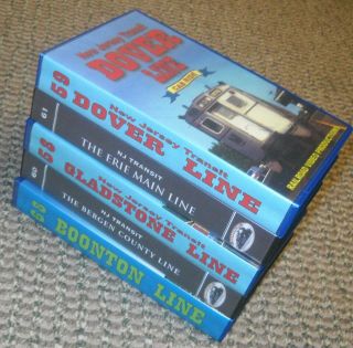 JERSEY CAB RIDE VIDEOS 1990 Five Volume VHS Railroad Video Productions 2