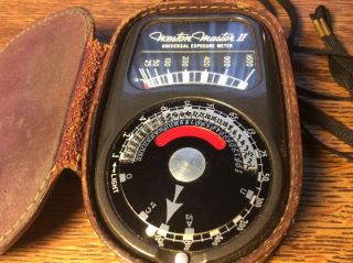Vintage Weston Master Ii Universal Exposure Meter W/ Case