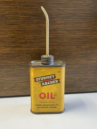 Vintage Sturmey Archer Oil Can Oiler 4oz
