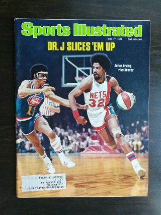 Sports Illustrated May 17,  1976 - Aba Julius Erving Dr J - Reggie Leach Hockey