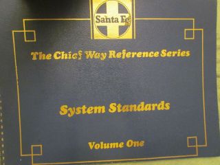 Santa Fe The Chief Way Reference Series System Standards Vol.  One