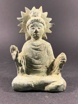 Old 18th Century Chinese Bronze Figure Of Buddah - Stunning Item