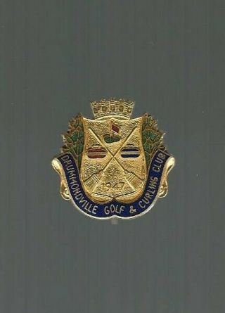 1947 Drummondville,  Quebec (canada),  Curling Club Pin