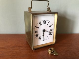 Miniature Small Vintage Antique French Carriage Clock