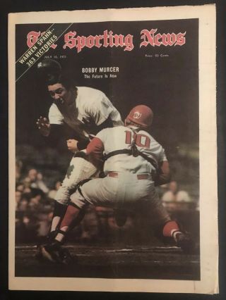 July 10,  1971 - The Sporting News - Bobby Murcer Of The York Yankees