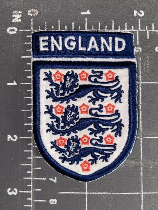 England National Football Team Three Lions Patch Crest English Uk Soccer Futbol