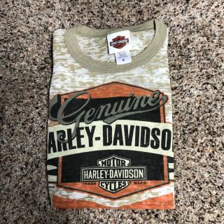 Womens Harley - Davidson Motorcycles Shirt Top Size Medium Made In Usa 2013