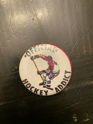 Official Hockey Addict 2 " Button