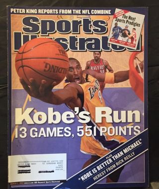 Sports Illustrated - March 3,  2003 - Kobe Bryant Lakers
