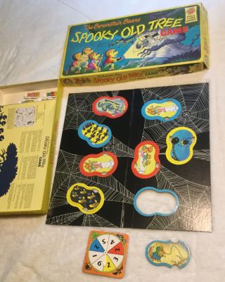 Vintage 1989 The Berenstain Bears Spooky Old Tree Game Board Game Complete