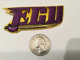 Ecu East Carolina Pirates Vintage Embroidered Iron On Patch 3 " X 1.  25”