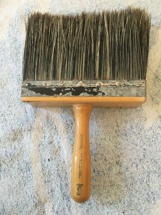 Vintage Baker 7 Inch Paint Brush 70 Bristle 30 Horsehair Uh3