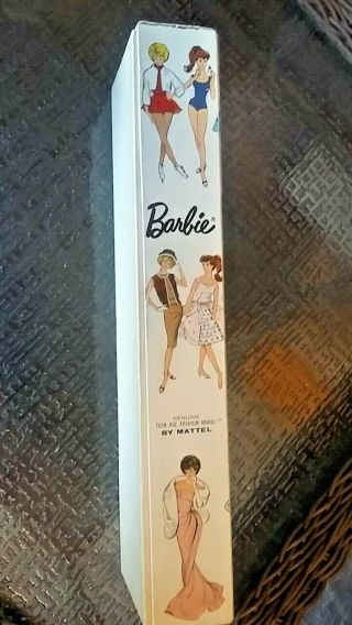 Vintage Mattel Barbie Doll stock Box and Stand Blonde Ponytail Stock No.  850 3