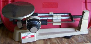Vintage Ohaus Triple Beam Dial - O - Gram 2610g Balance Scale