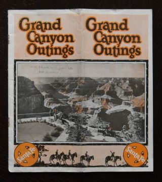 Santa Fe Railway 1922 Grand Canyon Outings - Arizona - At&sf