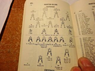 JJJ - 1967 NFL,  AFL pro - football guide 96 pages by Snibbe Sports 2