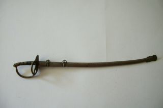 Miniature Antique Model 1860 Civil War Cavalry Saber Sword Marked Germany