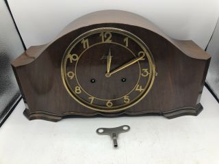 Gorgeous Antique German Junghans Art Deco Style Mantle Table Shelf Clock
