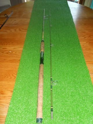 Vintage Garcia Conolon 8267 A 8 Foot Spinning Rod Two Piece Fishing Rod