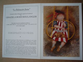 GRACIELA RODO BOULANGER - Vintage Promotion Card For 