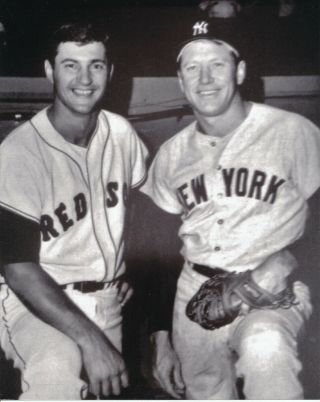 Mickey Mantle Yankees And Carl Yastrzemski Red Sox 8x10 Photo 1965 All Star Game