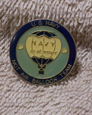 U.  S.  Navy Hot Air Balloon Team An Adventure Balloon Pin