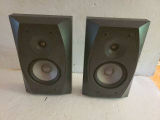Vintage Infinity Ows - 1 8 - Ohm On - Wall 15 " Speakers