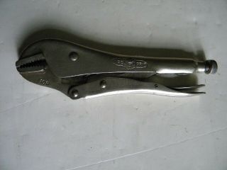 Vintage Petersen Mfg.  Co.  Dewitt Nebr.  Usa Vise - Grip No.  10 Locking Pliers