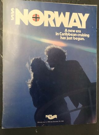 Ss Norway/ss France Pre Maiden Ncl Voyage Brochure