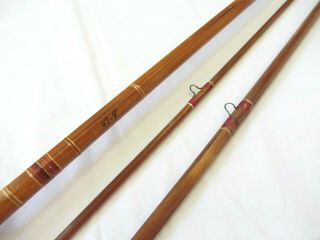 Vintage South Bend 9 ' 3 pc.  Bamboo Fly Rod for Restoration 2