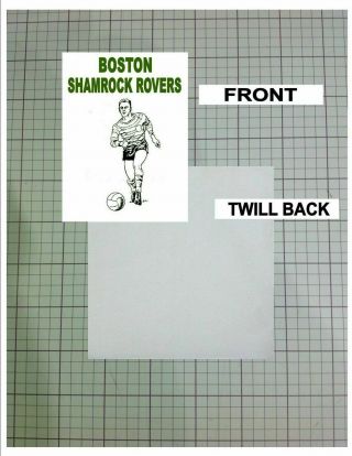 Nasl Transfer On Twill Patch: Boston Shamrocks