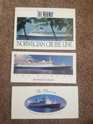 Ss Norway X Ss France Deck Plans 1991 & 1993 Norwegian Cruise Line