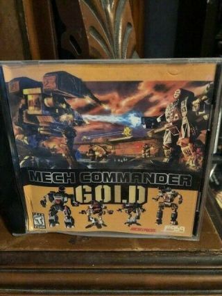 Mech Commander Gold Pc Computer Video Game 1999 Vintage Microprose