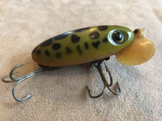 Old Vintage Fishing Lure Fred Arbogast Wwii Plastic Lip Jitterbug