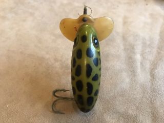 Old Vintage Fishing Lure Fred Arbogast WWII plastic Lip Jitterbug 2