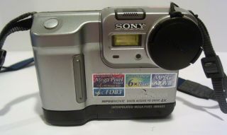 Vintage Sony Mavica Mvc - Fd83 0.  9mp Digital Camera - Silver (mvcfd83)