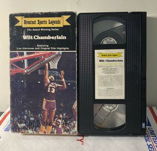 Wilt Chamberlain Greatest Sports Legends (vhs) Los Angeles Lakers