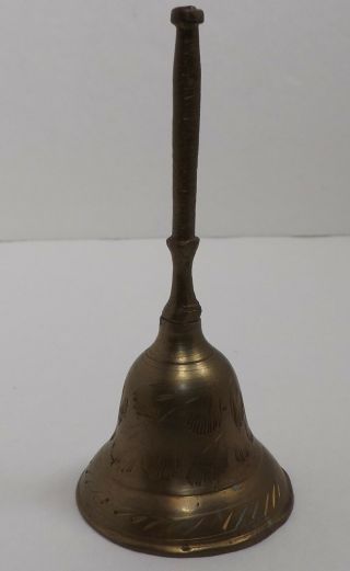 Vintage Brass Bell Made In India With Tracking