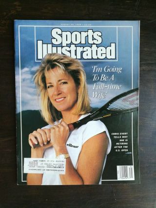Sports Illustrated August 28,  1989 - Chris Evert - Jim Mcmahon - Nolan Ryan