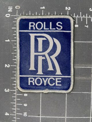 Vintage Rolls Royce Rr Logo Patch Rolls - Royce Motor Cars Automobile British Uk