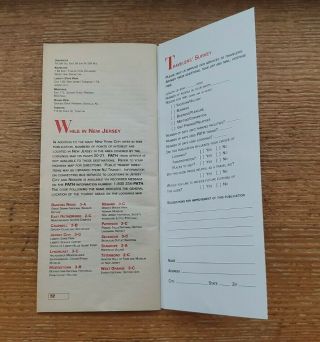 World Trade Center PATH Port Authority of York Jersey Guide 1995 2