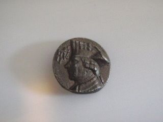 Vintage Frederick The Great 1786 - 1936 Pre Wwii German Tinnie Pin Badge Ann,  Death