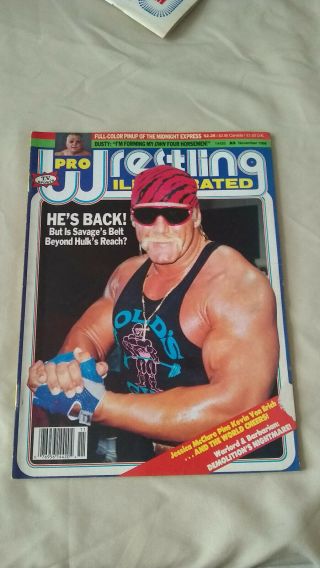 Pro Wrestling Illustrated Pwi November 1988 Hulk Hogan Demolition Rhodes