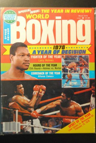 1979 World Boxing - Larry Holmes Ken Norton Leon Spinks Muhammad Ali