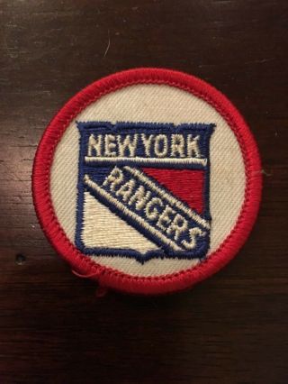 Vintage 70s 80s York Rangers Hockey Patch Nhl